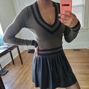 School girl crop top sweaters
